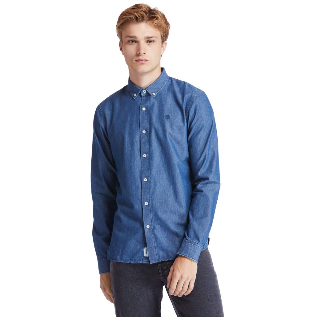 חולצת ג’ינס מכופתרת SLIM FIT