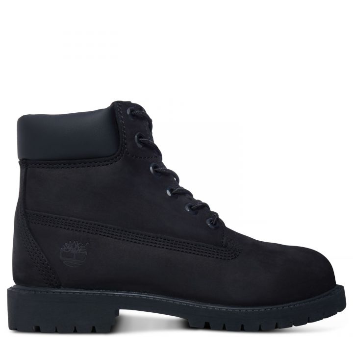 מגפי ילדים מדגם YELLOW BOOTS צבע שחור