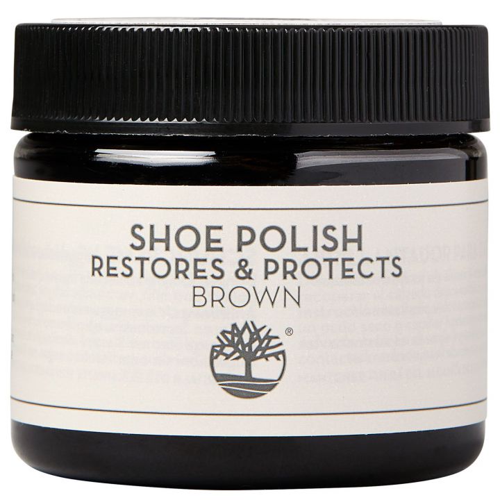 פוליש לשיקום ושמירה על הנעל בגוון חום