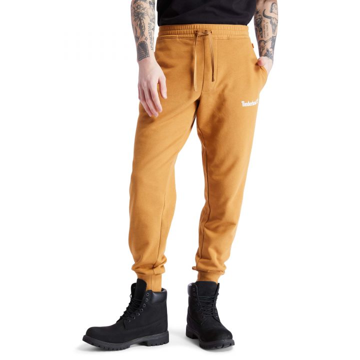 מכנסי טרנינג עם הדפס לוגו