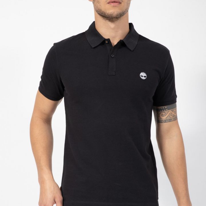 חולצת פולו פיקה SLIM FIT עם רקמת לוגו