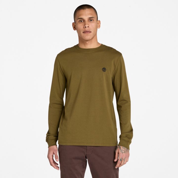 טי שירט SLIM FIT עם רקמת לוגו