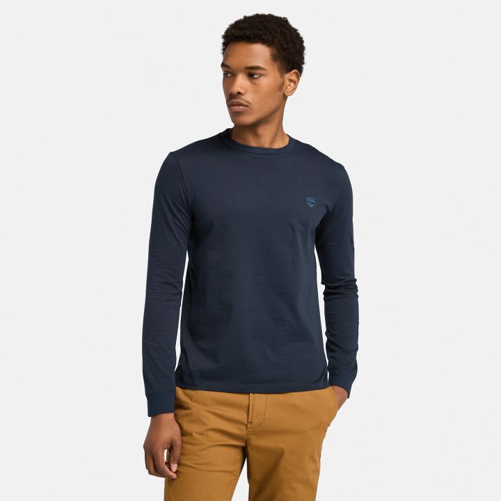 טי שירט SLIM FIT עם רקמת לוגו