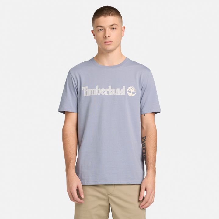 טי שירט לגברים עם הדפס לוגו Timberland