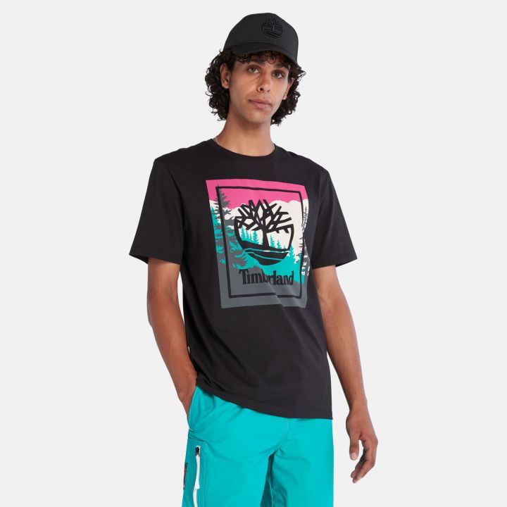 חולצה טי שירט לגבר בסגנון טבע