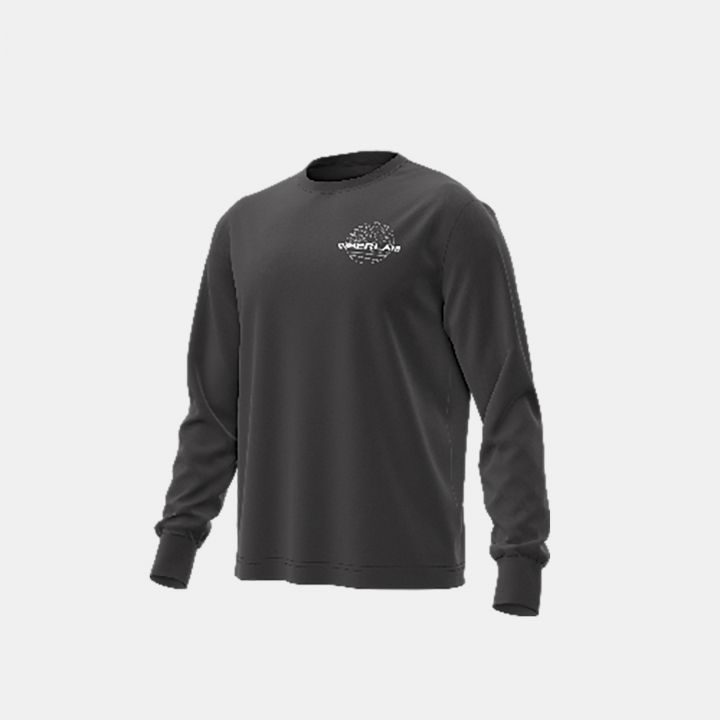 טי שירט שרוול ארוך Timberland עם הדפס אחורי לגברים