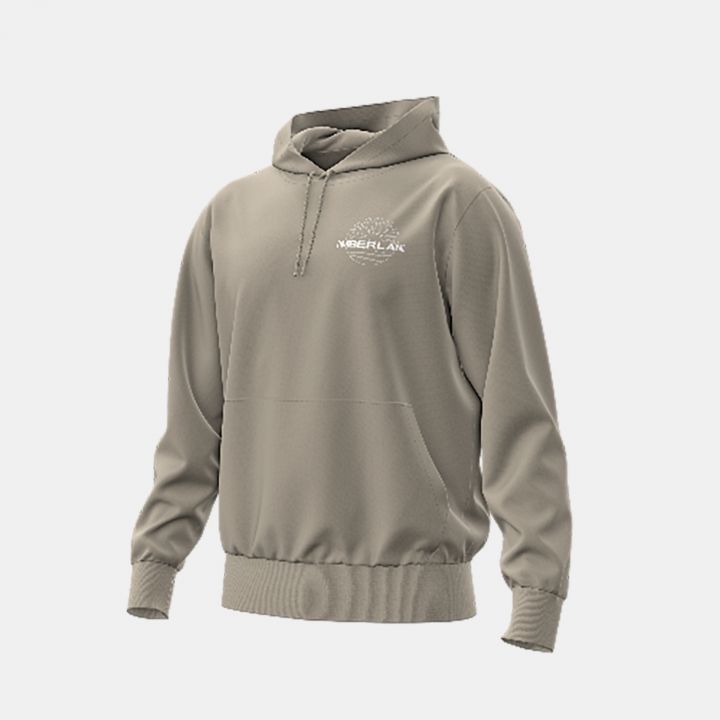 סווטשירט עם קפוצ’ון והדפס Timberland בגב לגברים