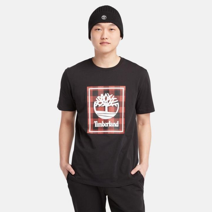 חולצת טי שירט באפלו משבצות לגבר