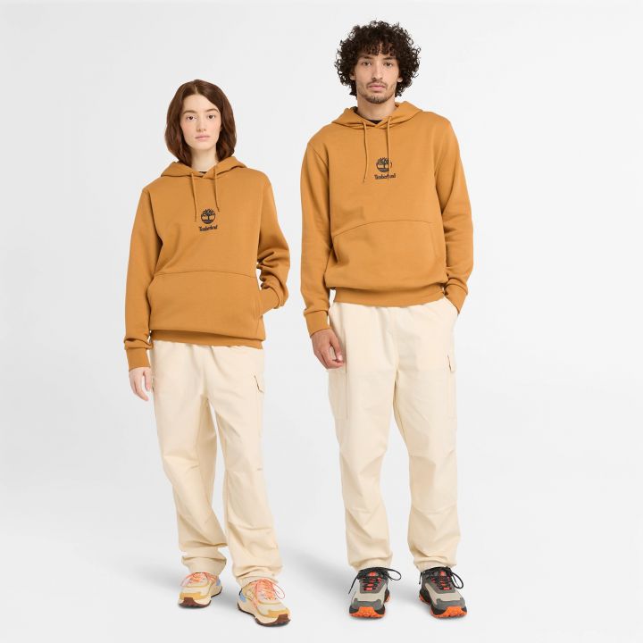 סווטשירט UNISEX עם לוגו Timberland® וקפוצ’ון