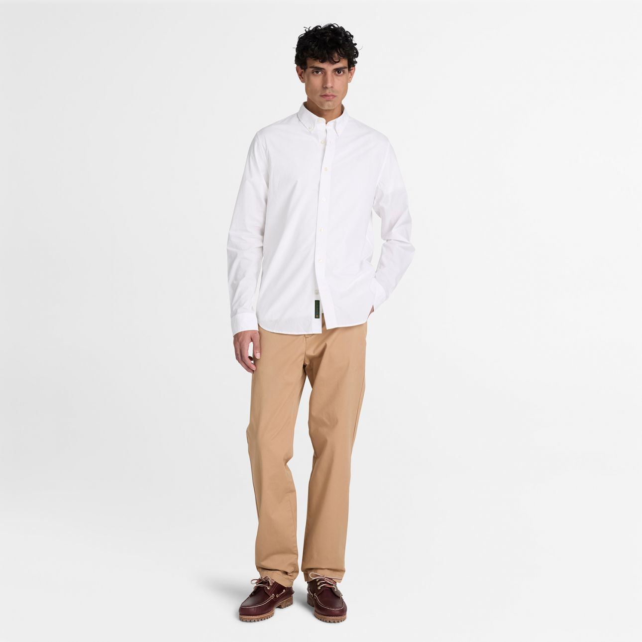 חולצה מכופתרת שרוול ארוך לגברים  Poplin Shirt