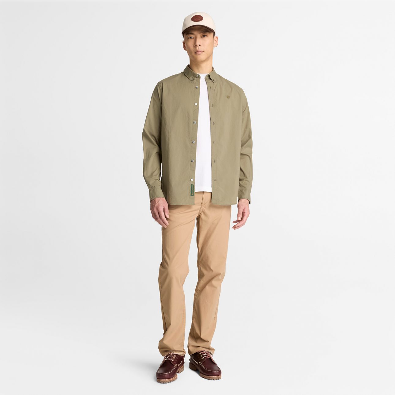 חולצה מכופתרת שרוול ארוך לגברים  Poplin Shirt