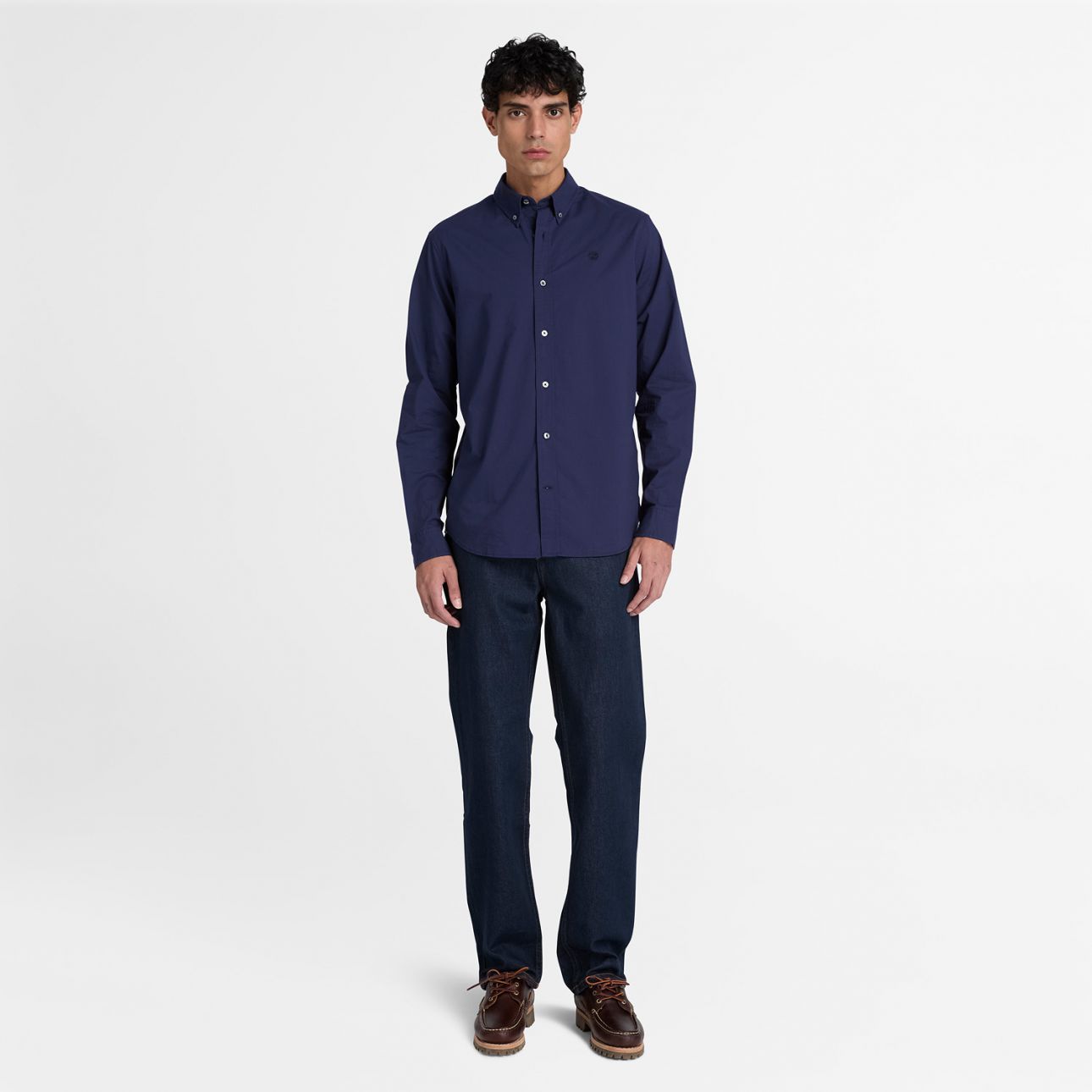 חולצה מכופתרת שרוול ארוך לגברים  Poplin Shirt
