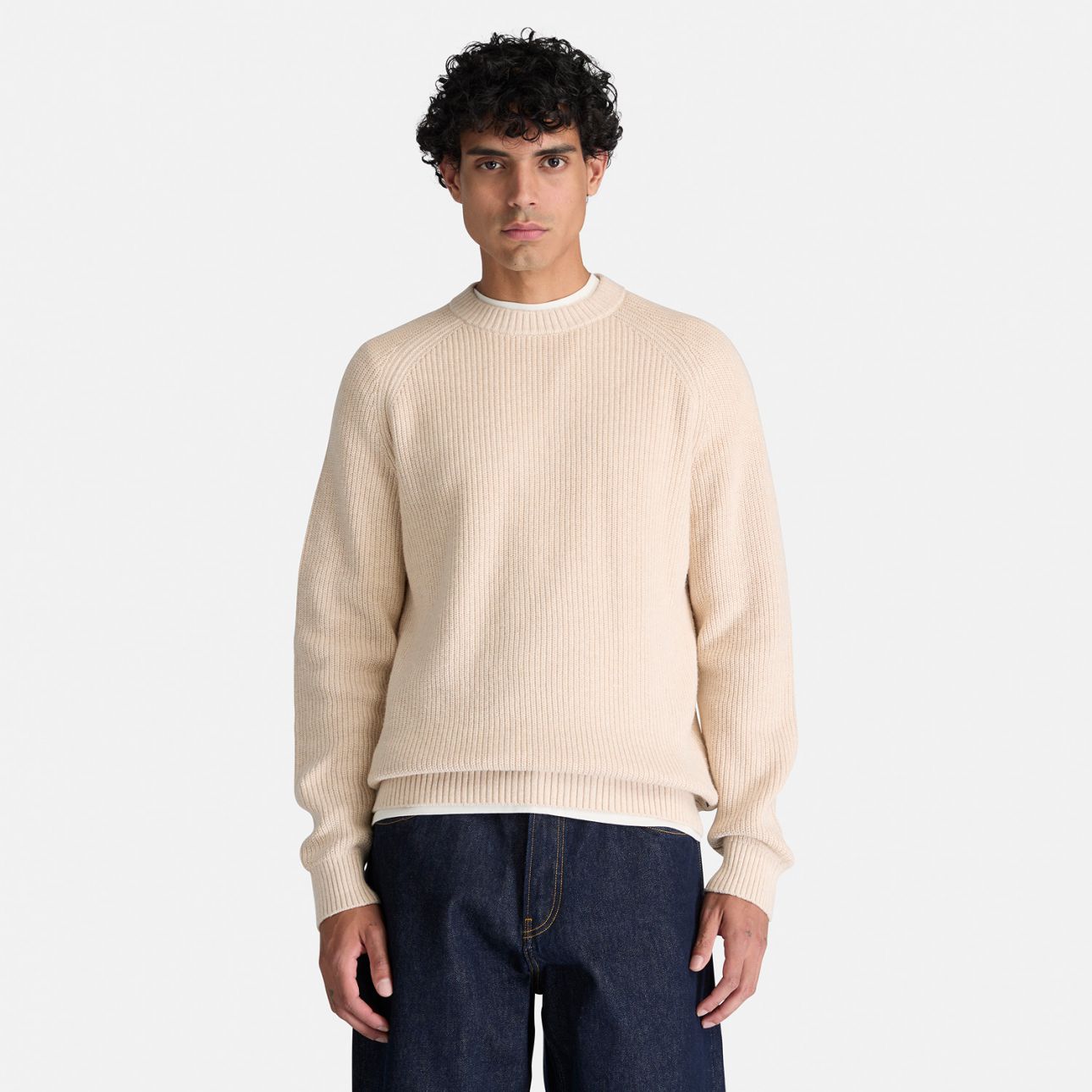 סריג לגברים Cotton Crewneck