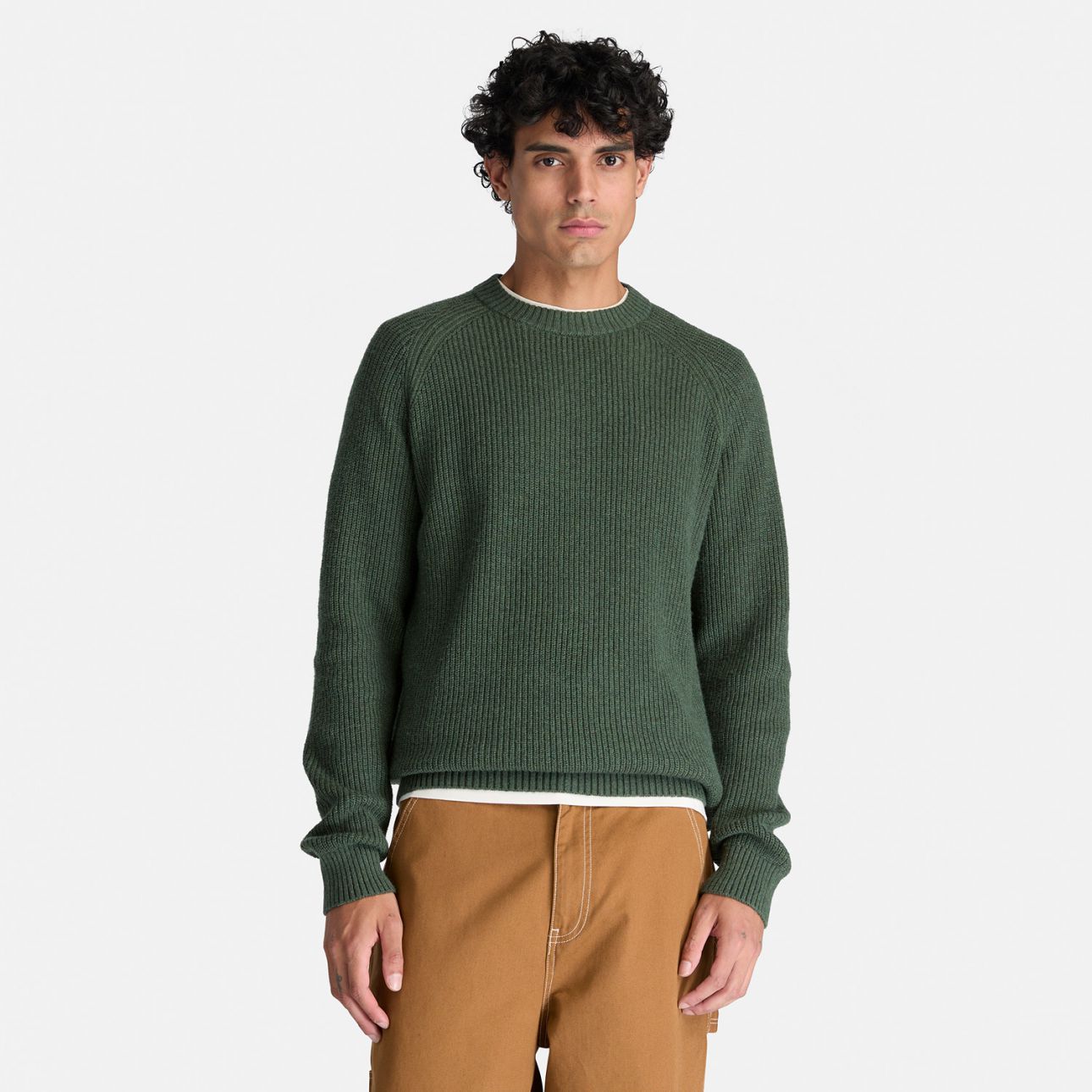 סריג לגברים Cotton Crewneck