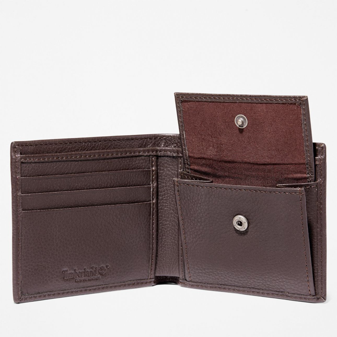 ארנק עור טימברלנד אלגנטי לגבר - צבע שחור