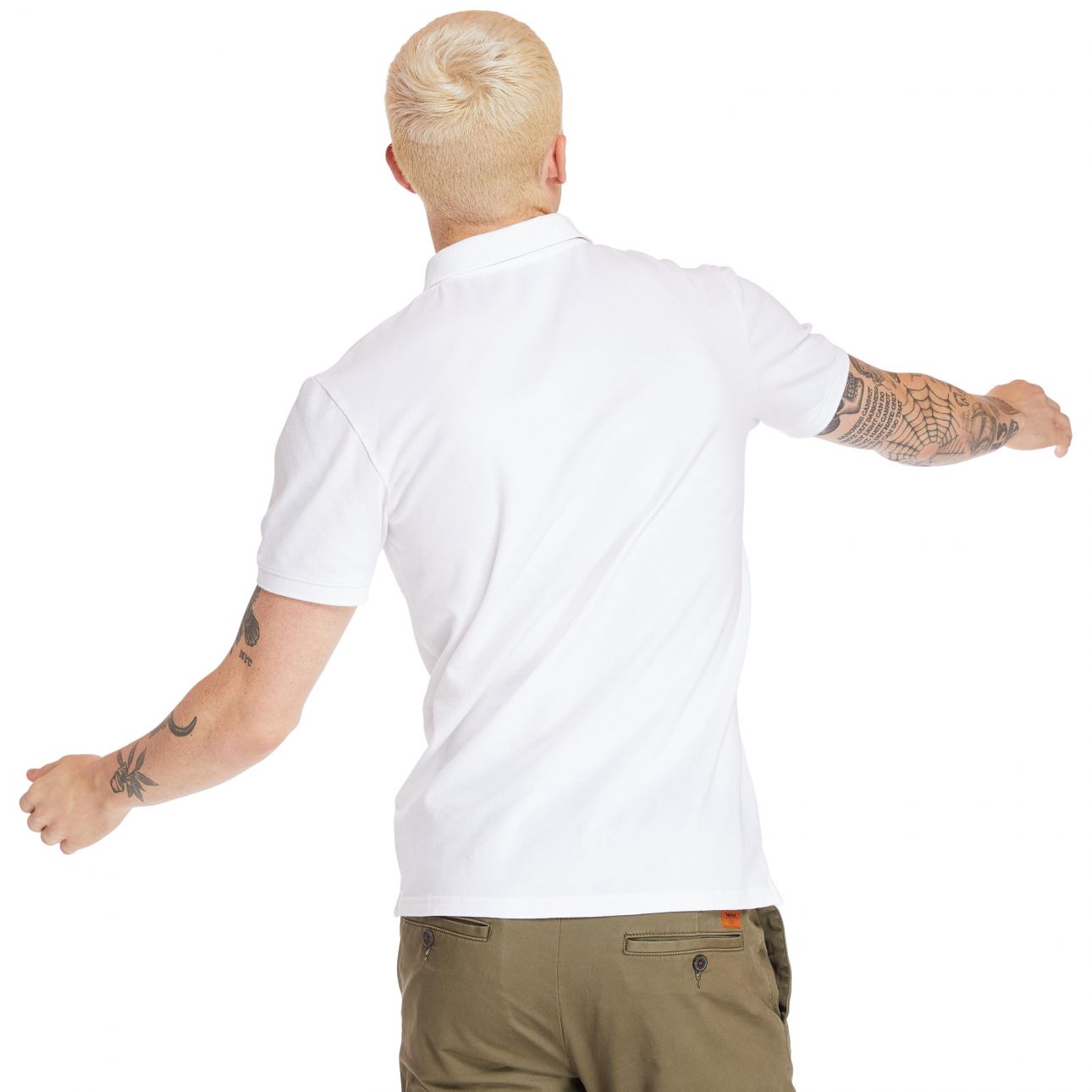 חולצת פולו בגזרת SLIM FIT עם רקמת לוגו