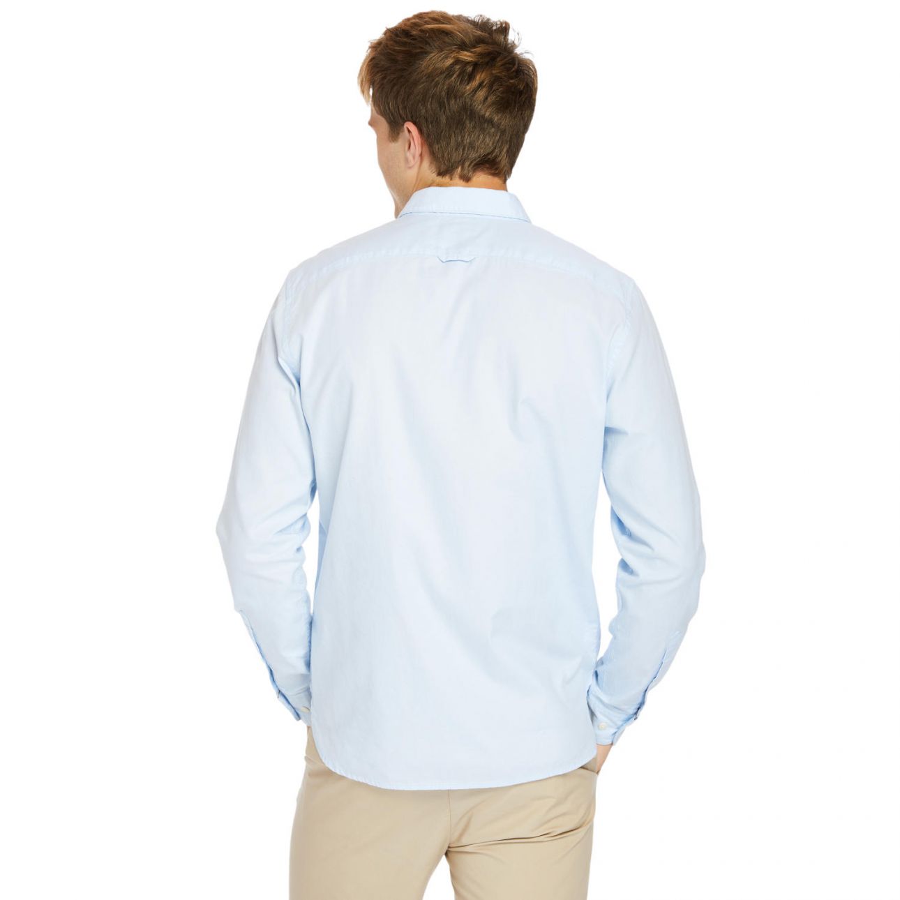 חולצה מכופתרת SLIM FIT עם רקמת לוגו