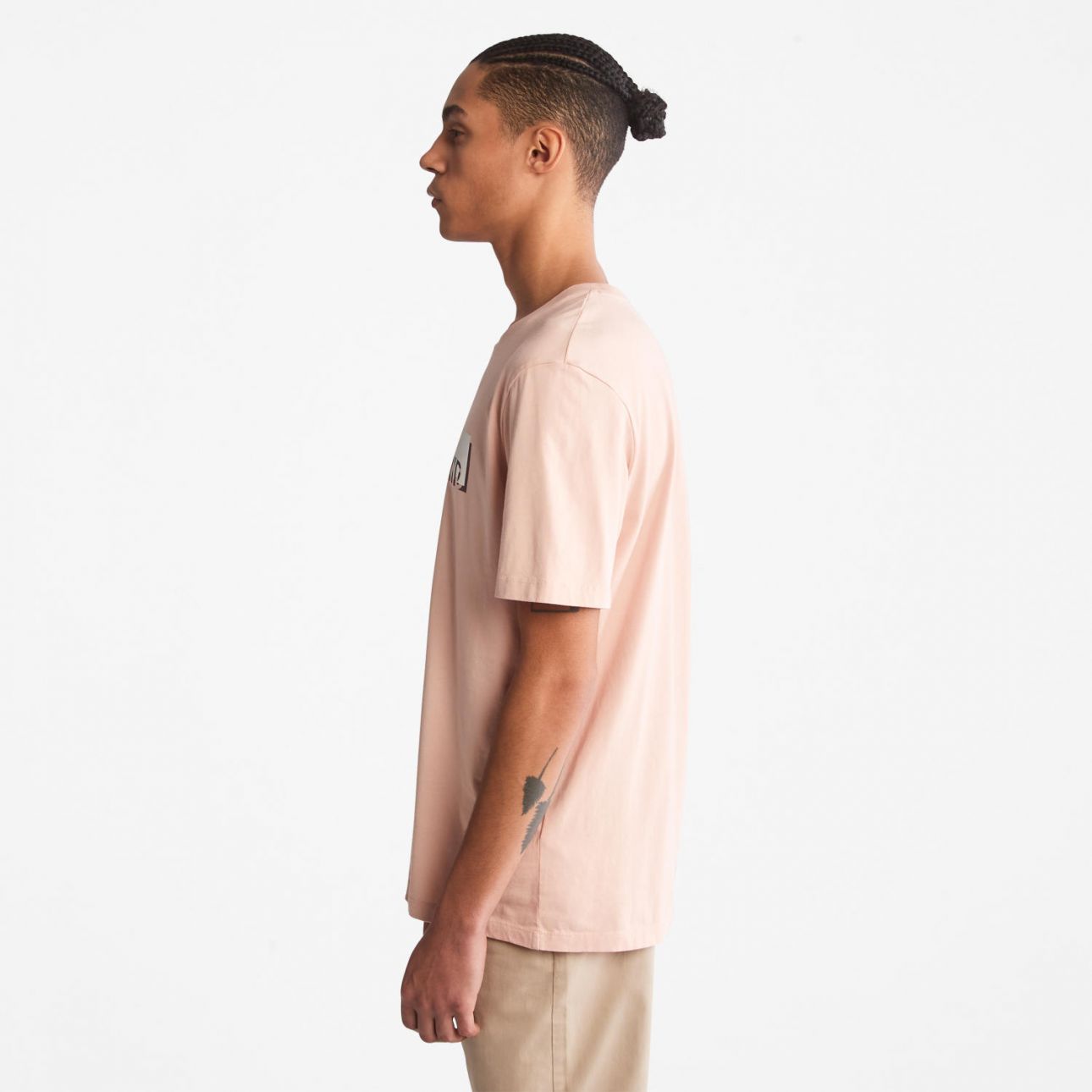 טי שירט לגבר עם הדפס TIMBERLAND לינארי בחזית