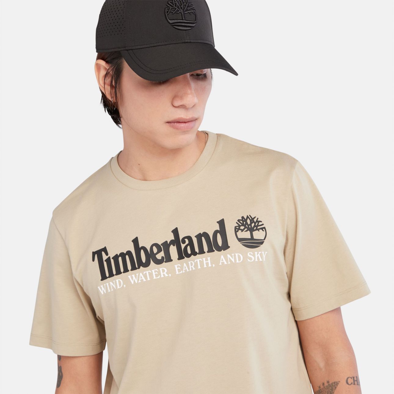 טי שירט לגבר WIND,WATER,EARTH & SKY