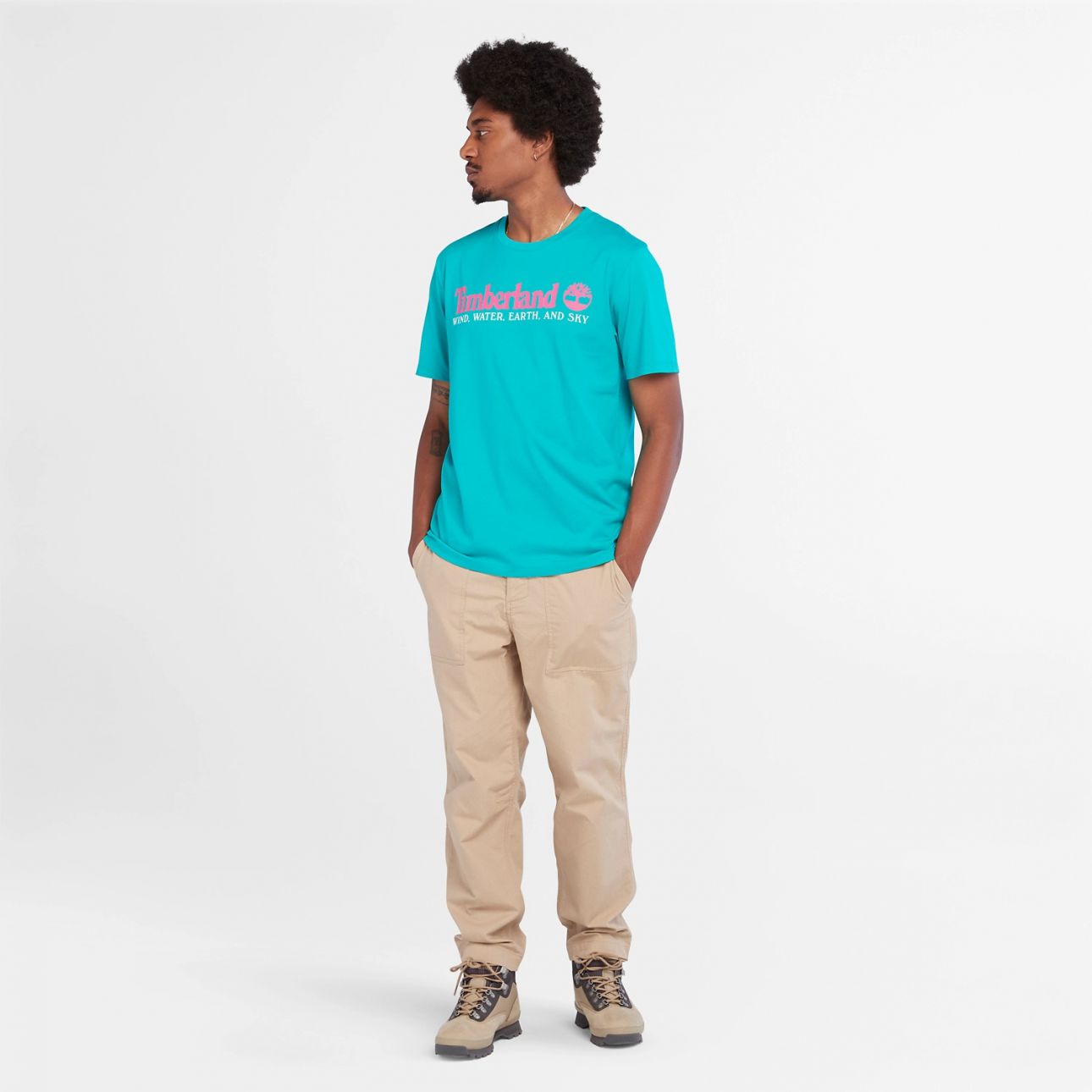 טי שירט לגבר WIND,WATER,EARTH & SKY