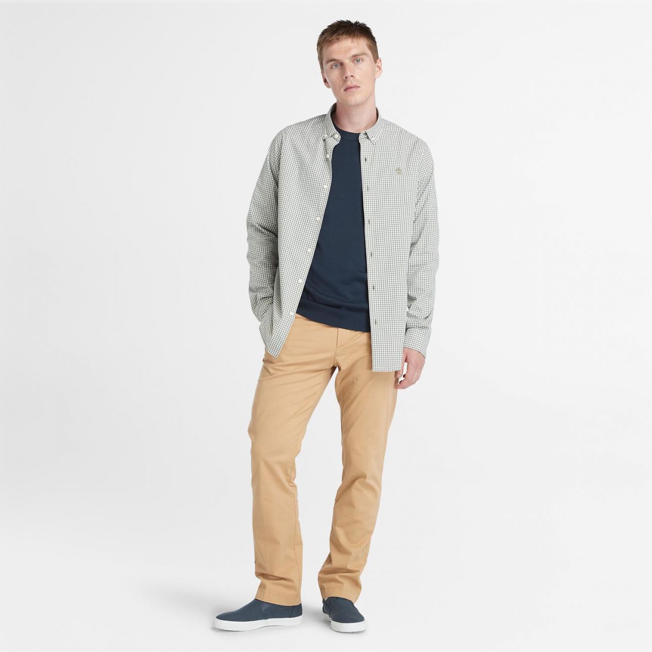 חולצה מכופתרת REGULAR FIT בהדפס משבצות