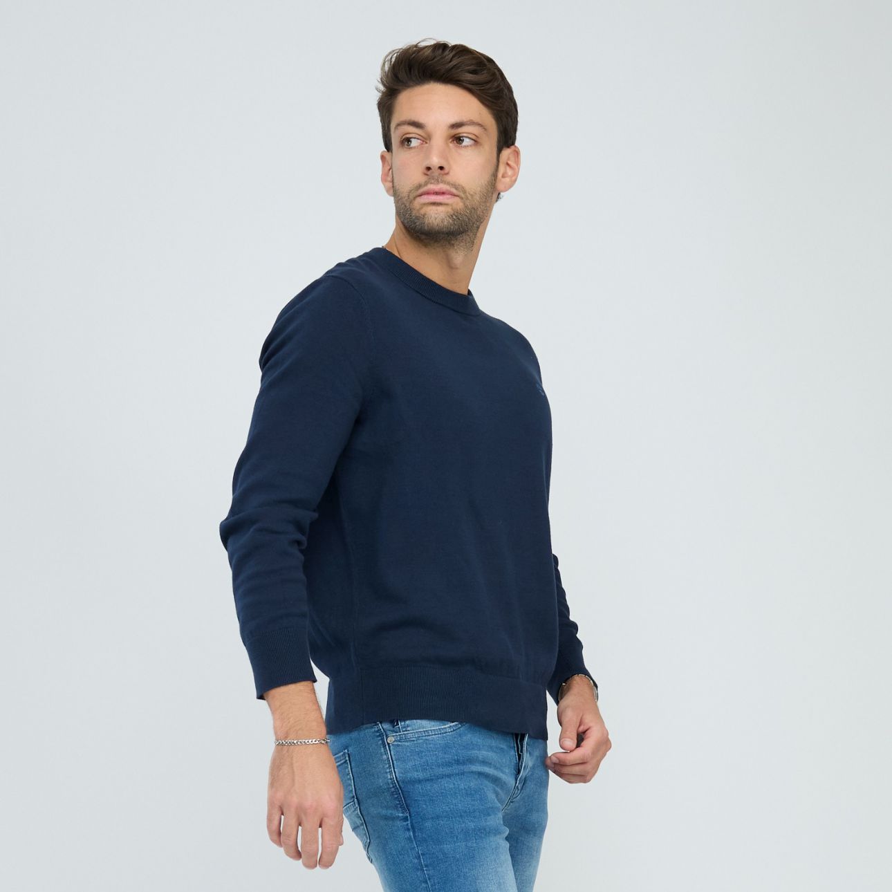 סריג Timberland לגברים עם לוגו רקום