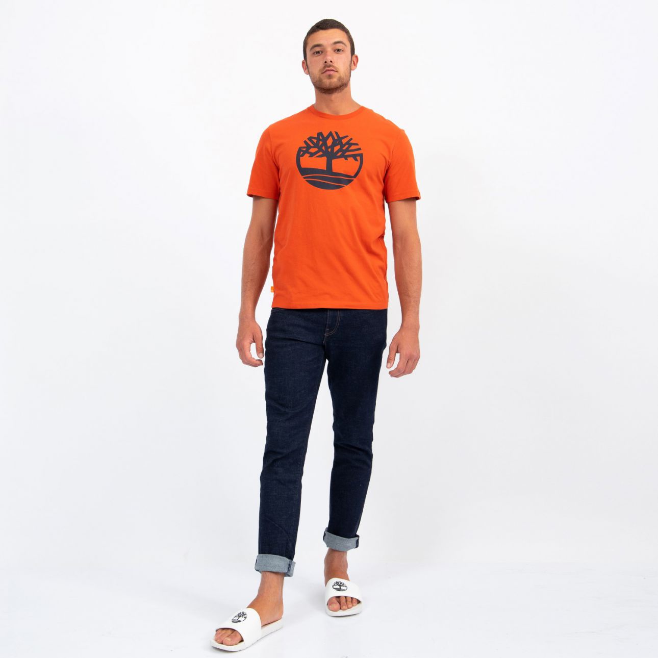 טי שירט הדפס לוגו עץ