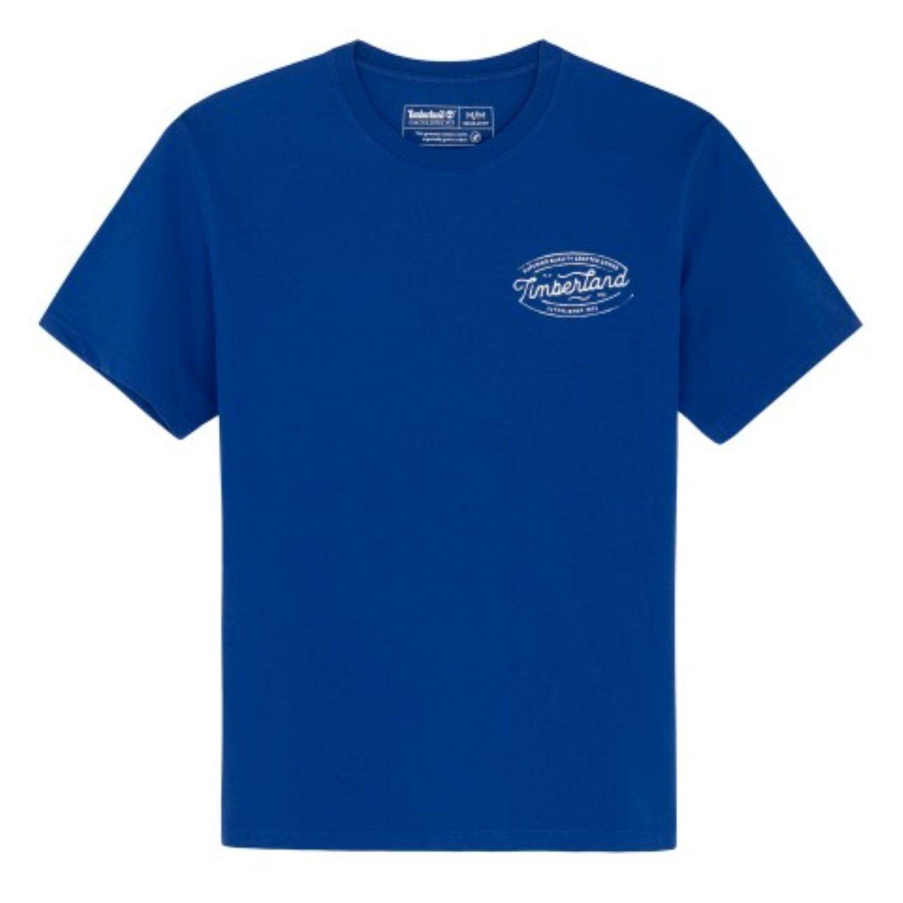 טי שירט בהדפס לוגו קדמי ואחורי