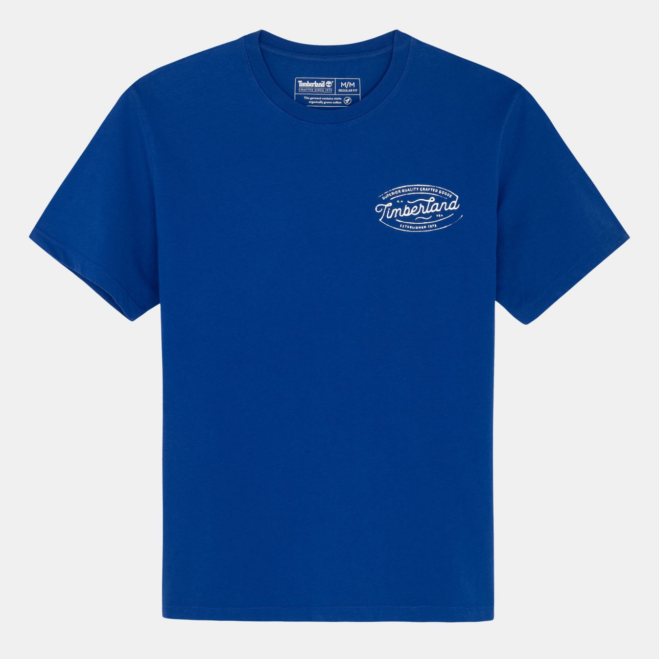 טי שירט בהדפס לוגו קדמי ואחורי