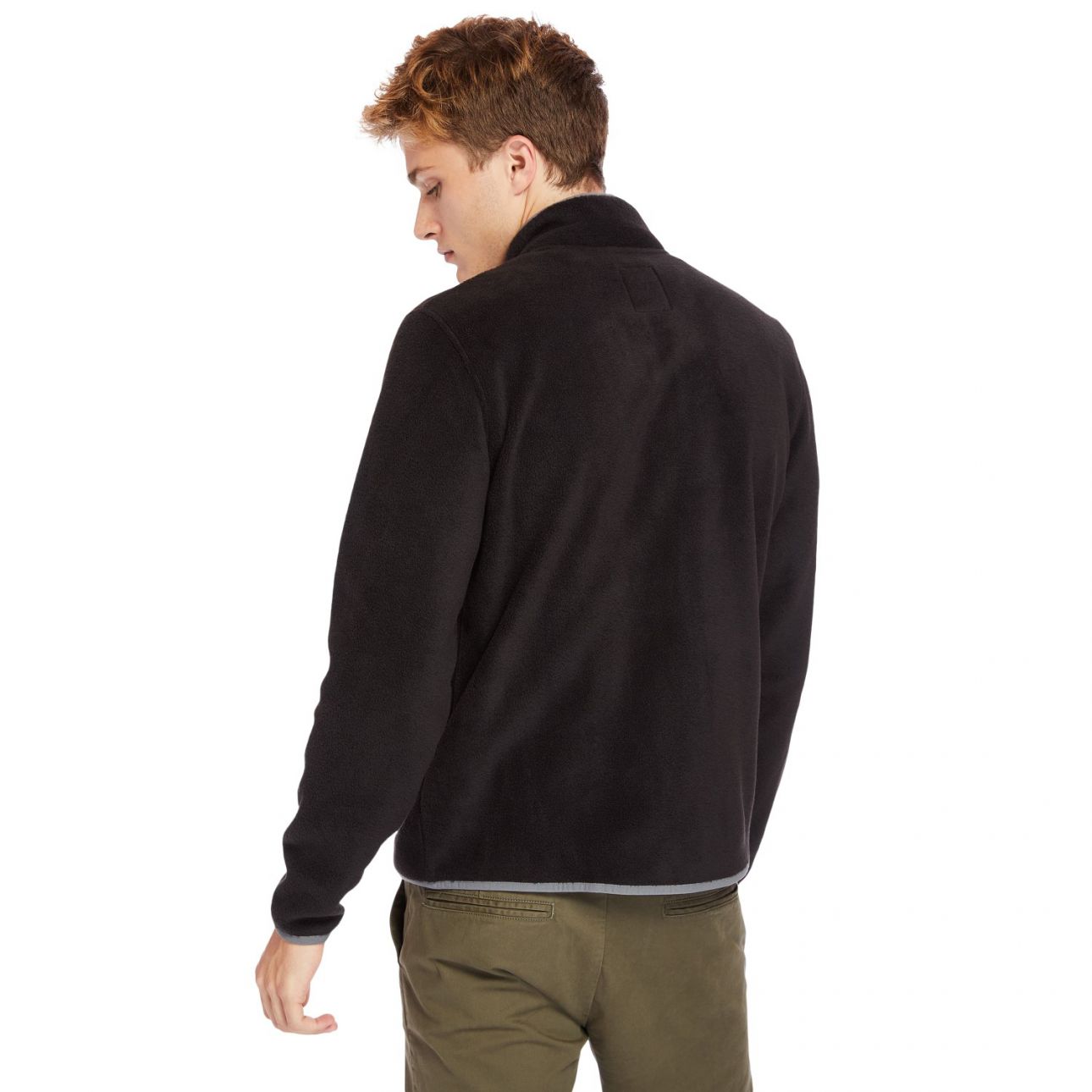 ג’קט פליז עם רוכסן מלא