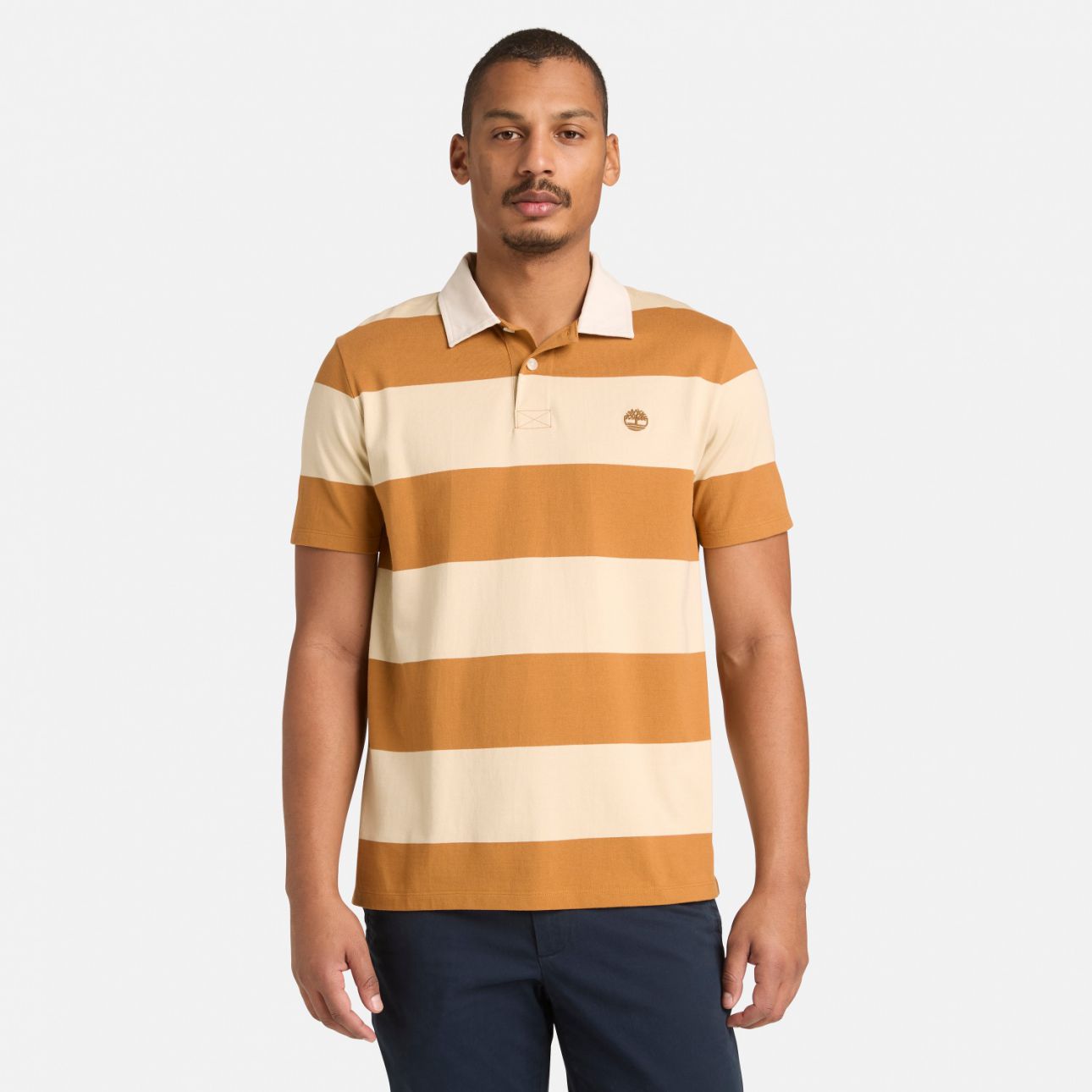 חולצת פולו פסים Rugby