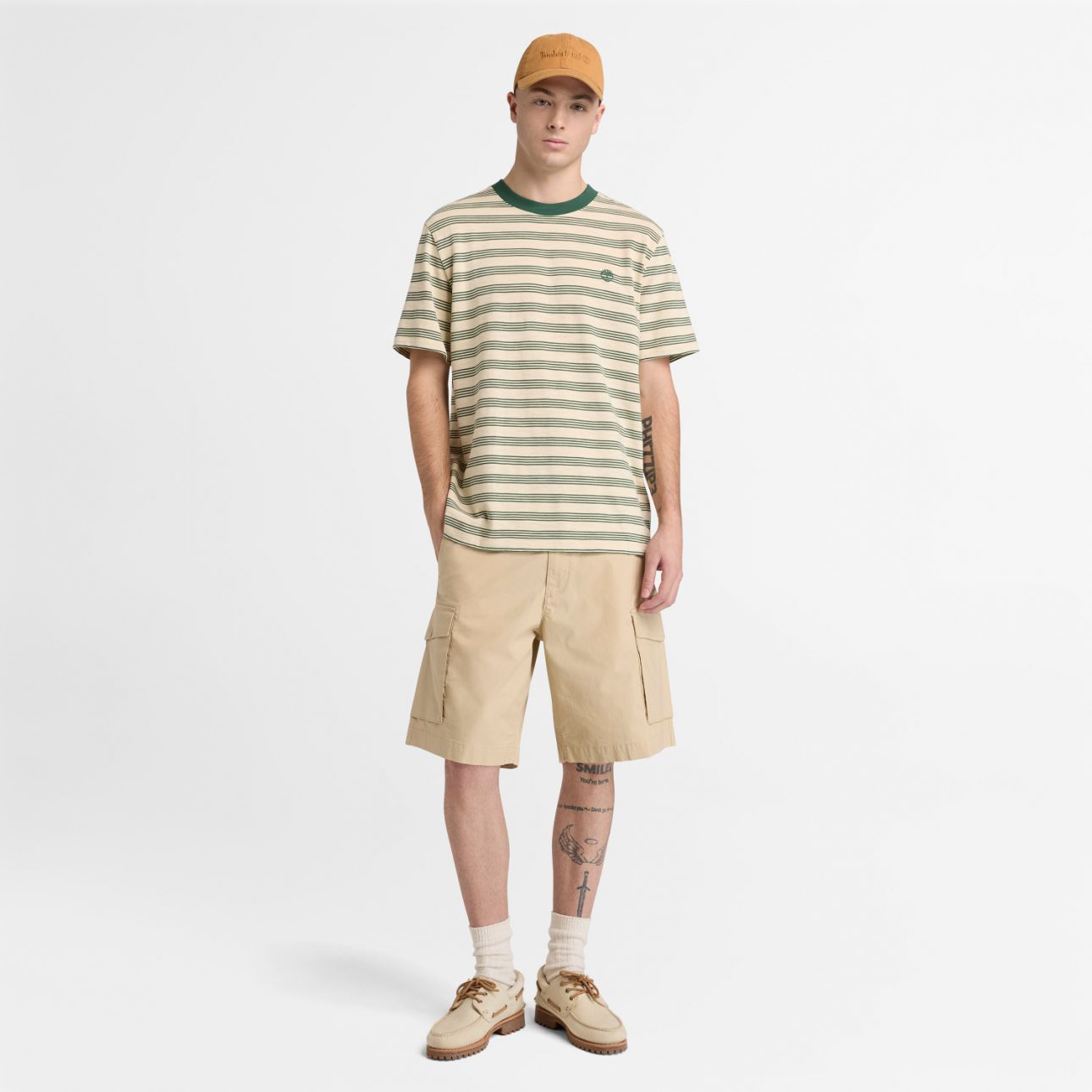 מכנסי קארגו קצרים לגברים  Brookline Twill
