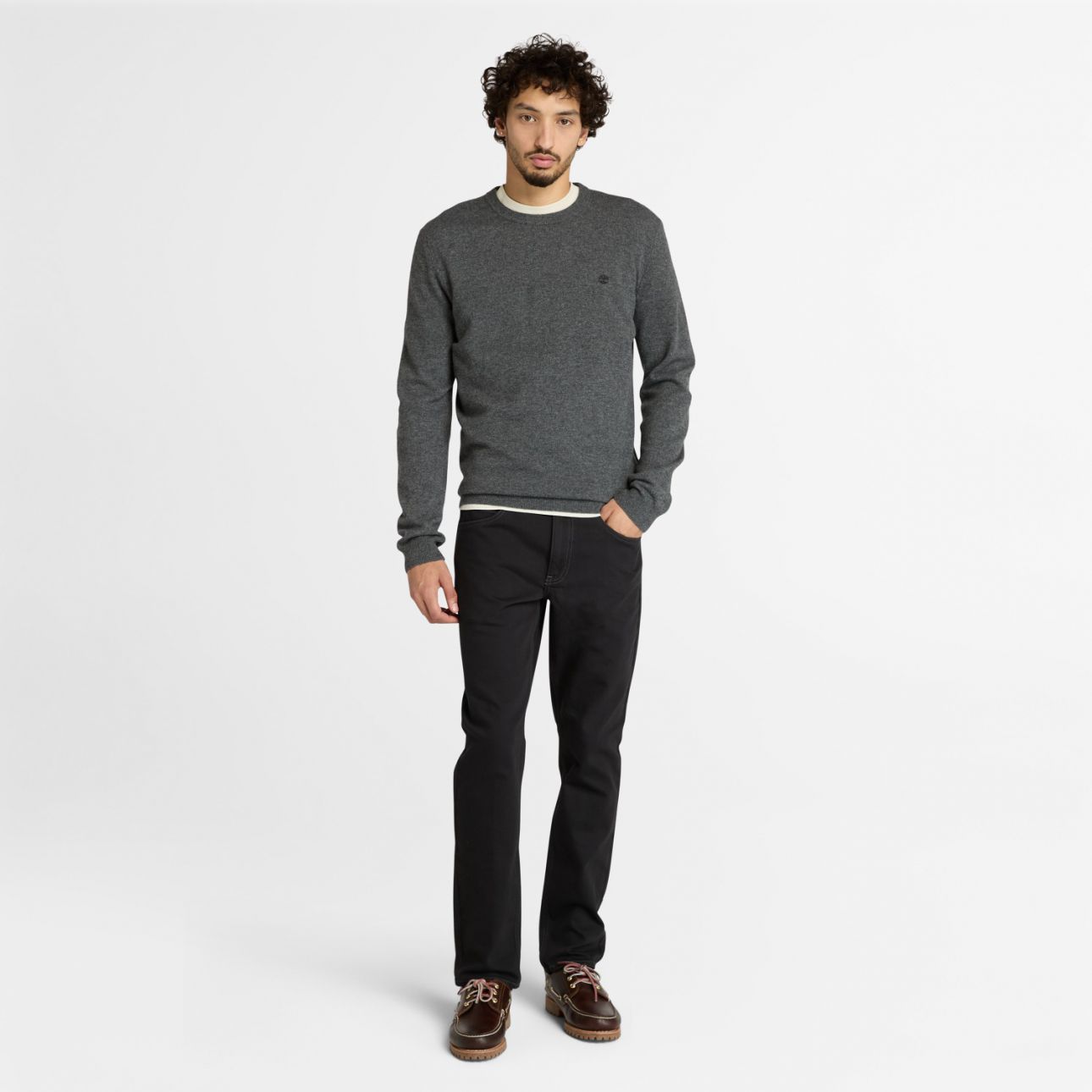 מכנסי ג’ינס גזרה ישרה לגברים