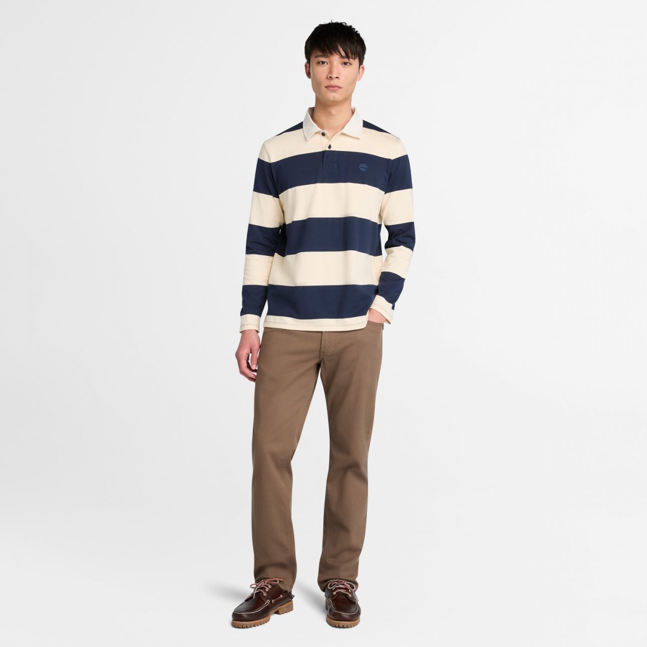 פולו לגברים Rugby עם שרוול ארוך