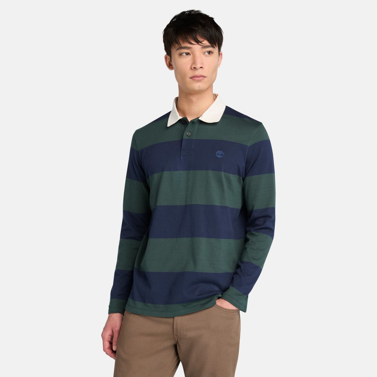 פולו לגברים Rugby עם שרוול ארוך