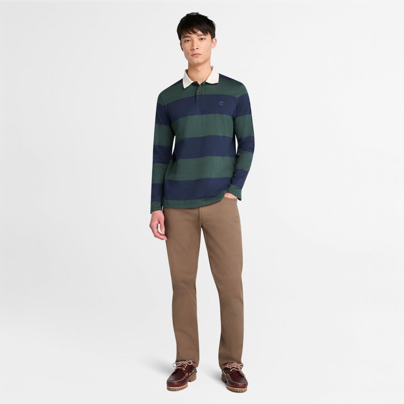 פולו לגברים Rugby עם שרוול ארוך