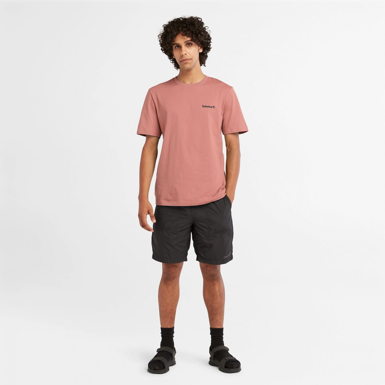טי שירט לגבר עם הדפס מיני לוגו TIMBERLAND