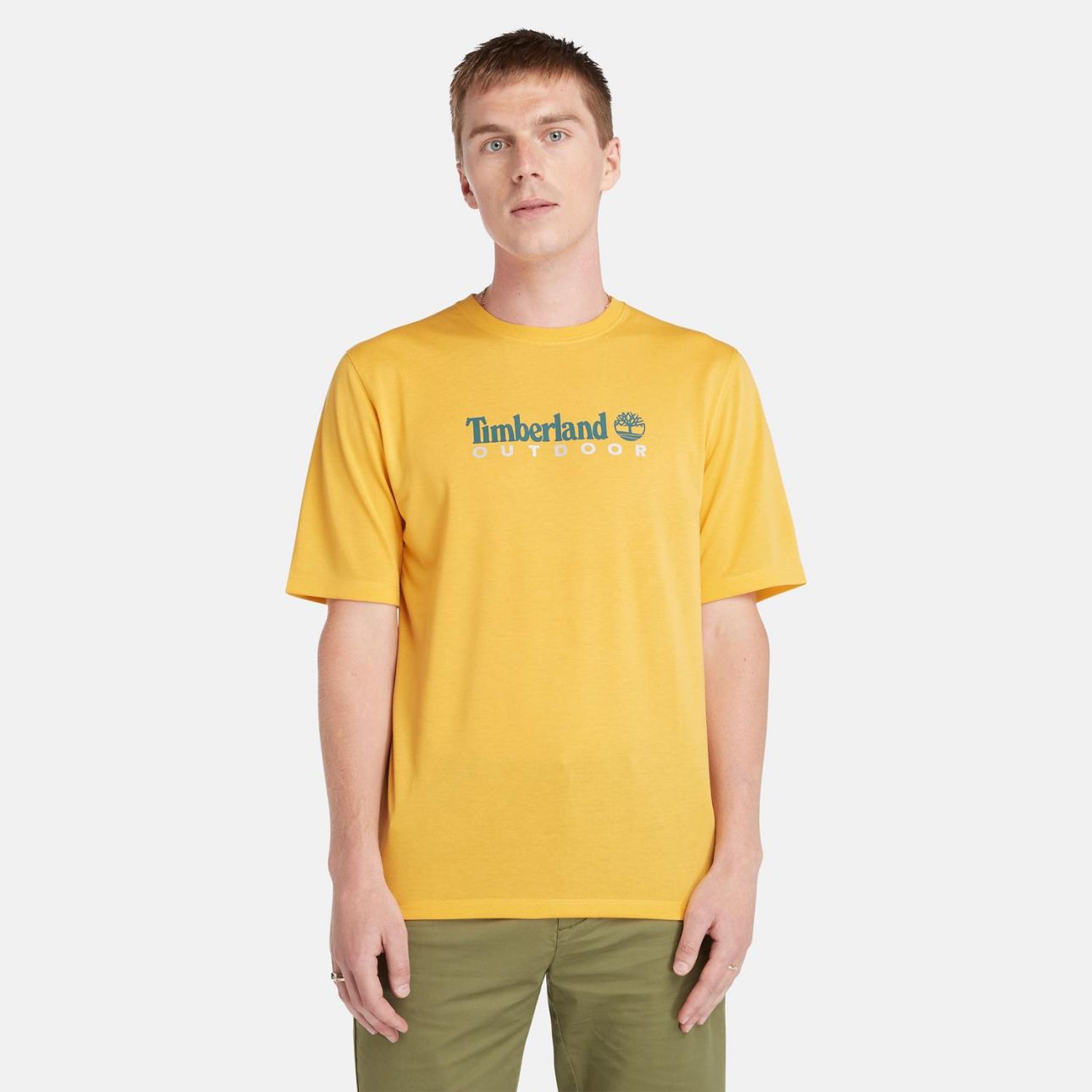 טי שירט Timberland עם הגנת UV לגברים