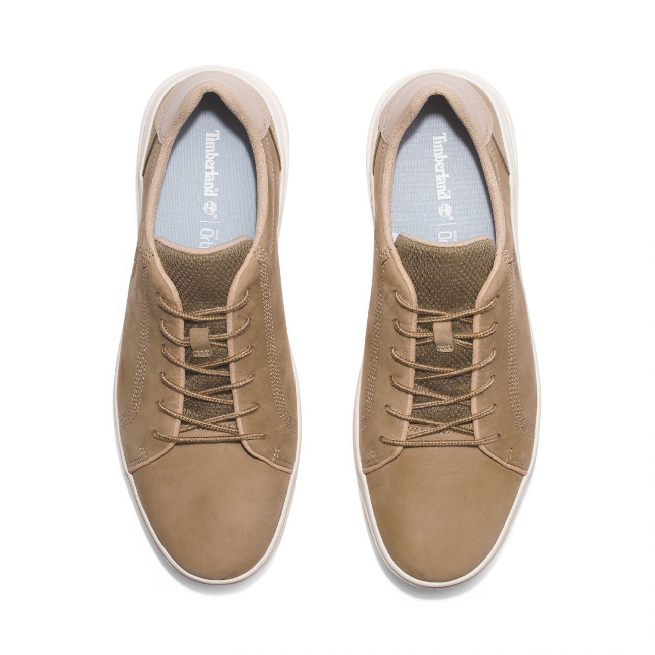 נעלי עור סניקרס SENECA BAY עם שרוכים ולוגו טימברלנד