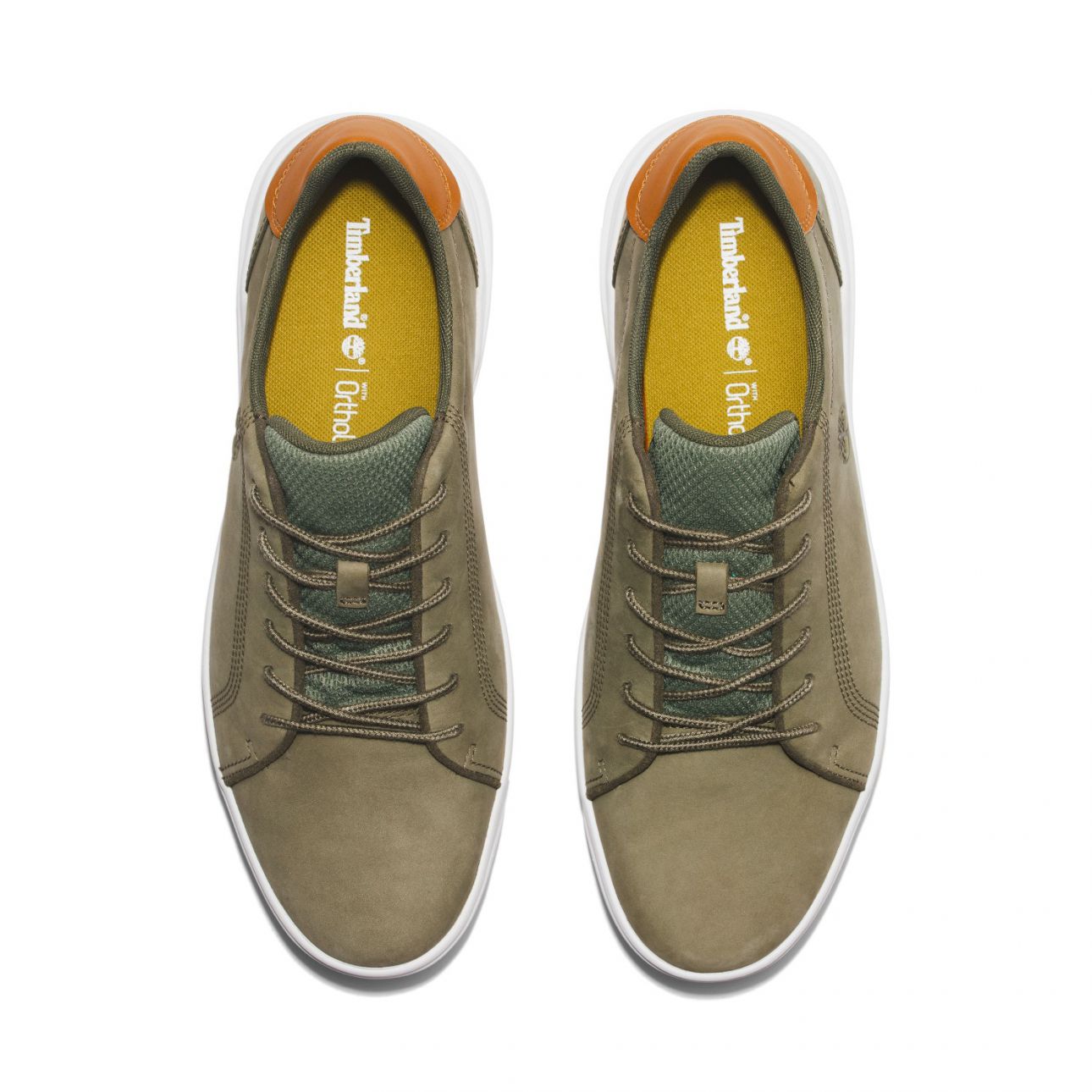 נעלי עור סניקרס SENECA BAY עם שרוכים ולוגו טימברלנד