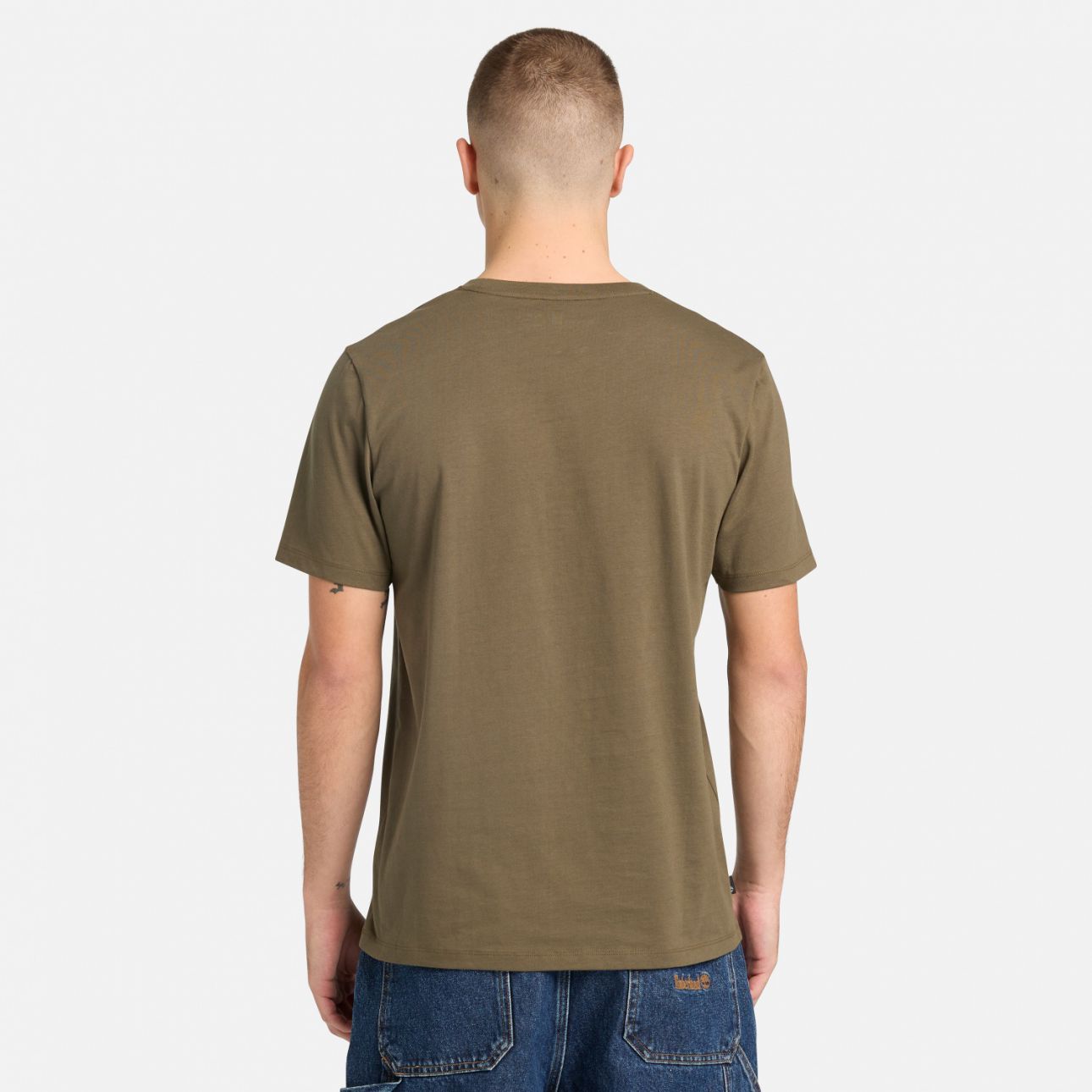 טי שירט לגברים עם הדפס לוגו Timberland