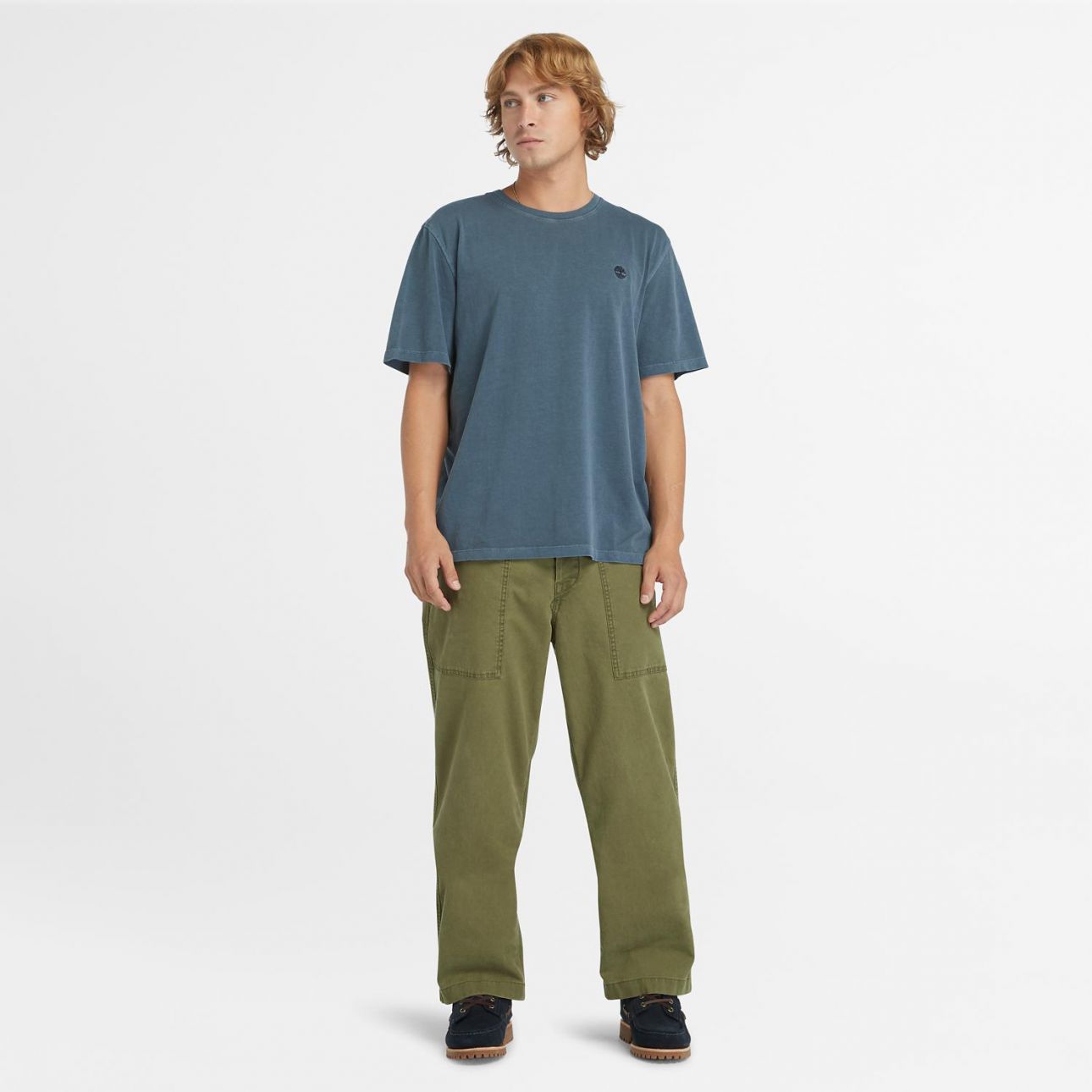 טי שירט עם לוגו Timberland לגברים