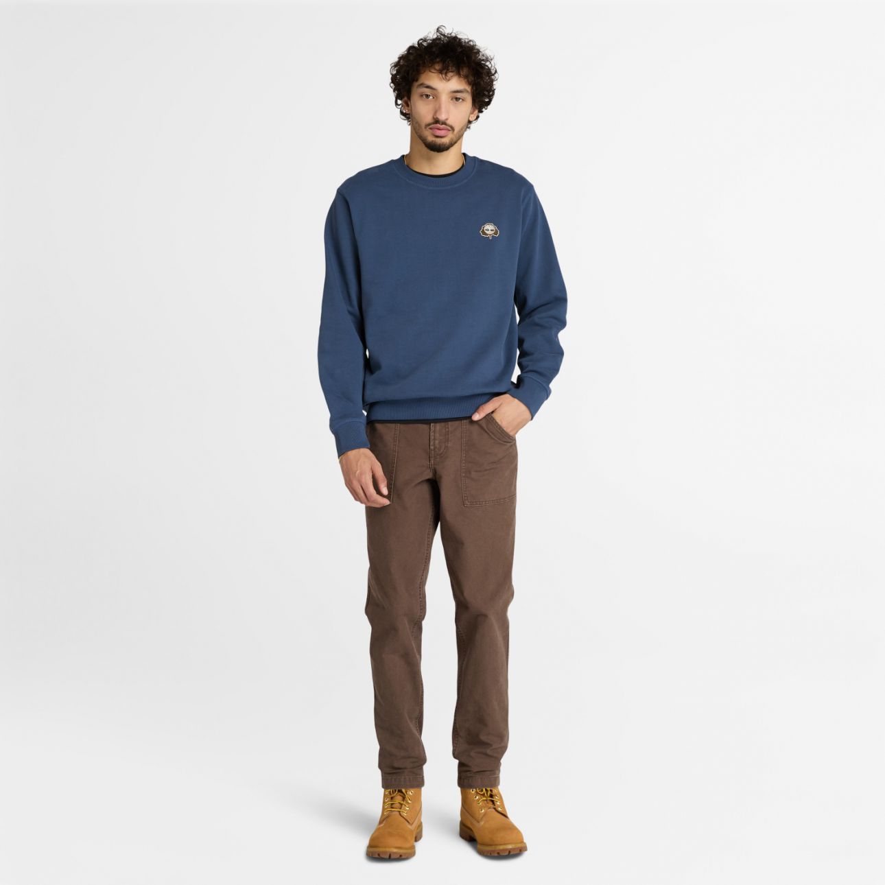 סווטשירט קלאסי חלק לגבר