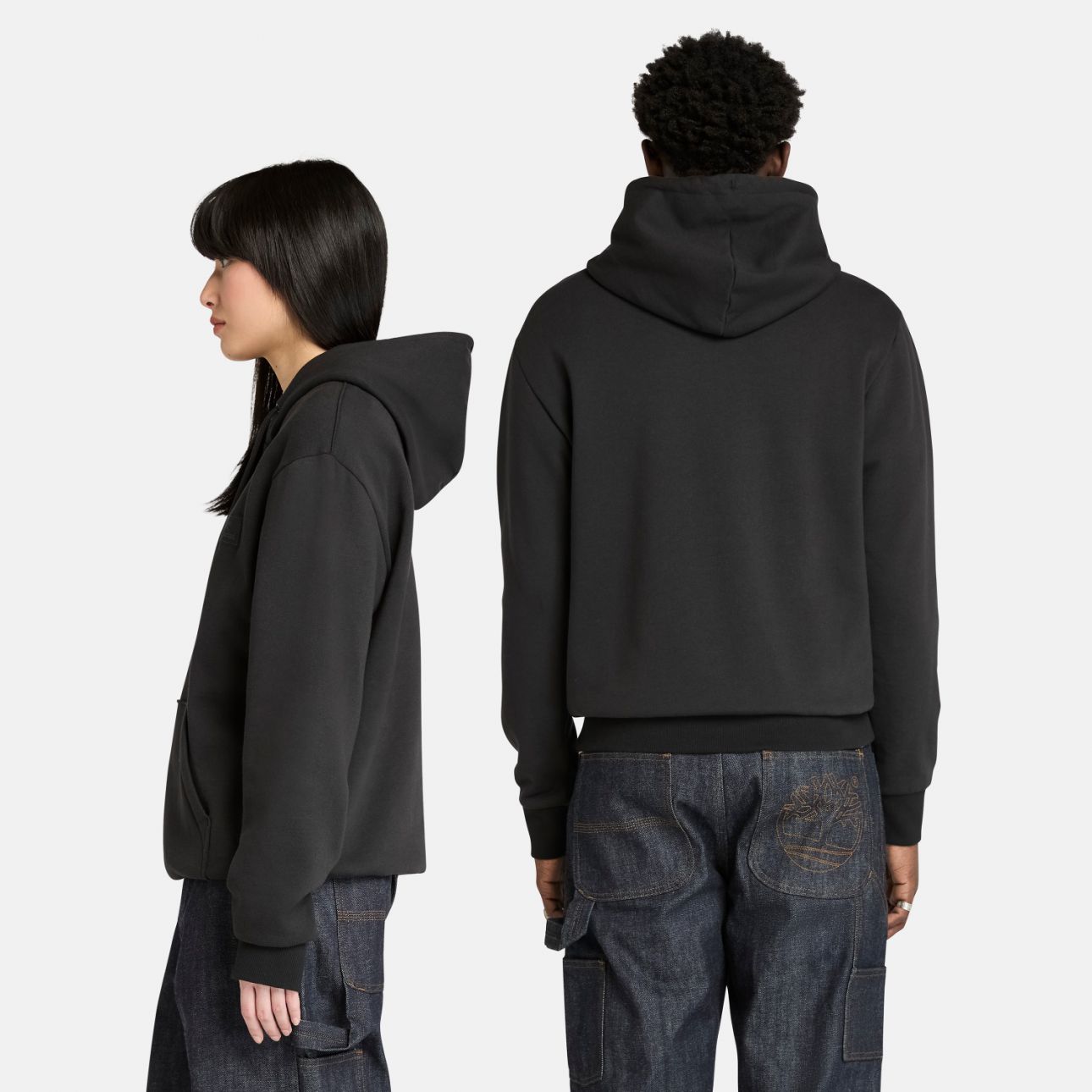 סווטשירט UNISEX עם לוגו Timberland® וקפוצ’ון