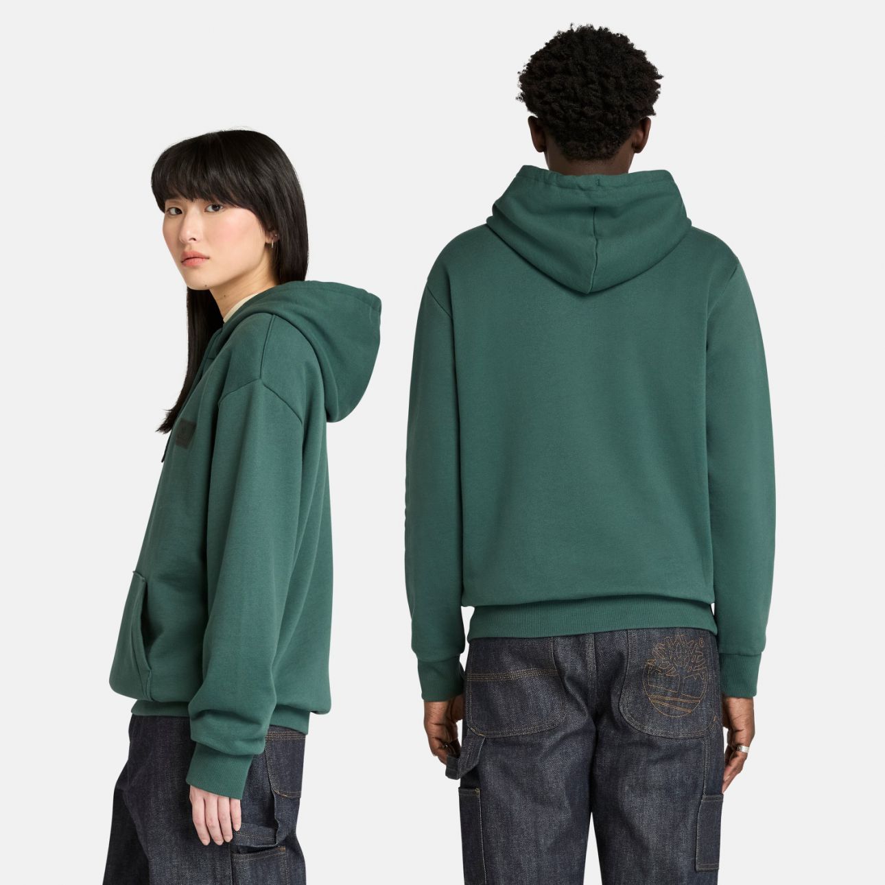 סווטשירט UNISEX עם לוגו Timberland® וקפוצ’ון