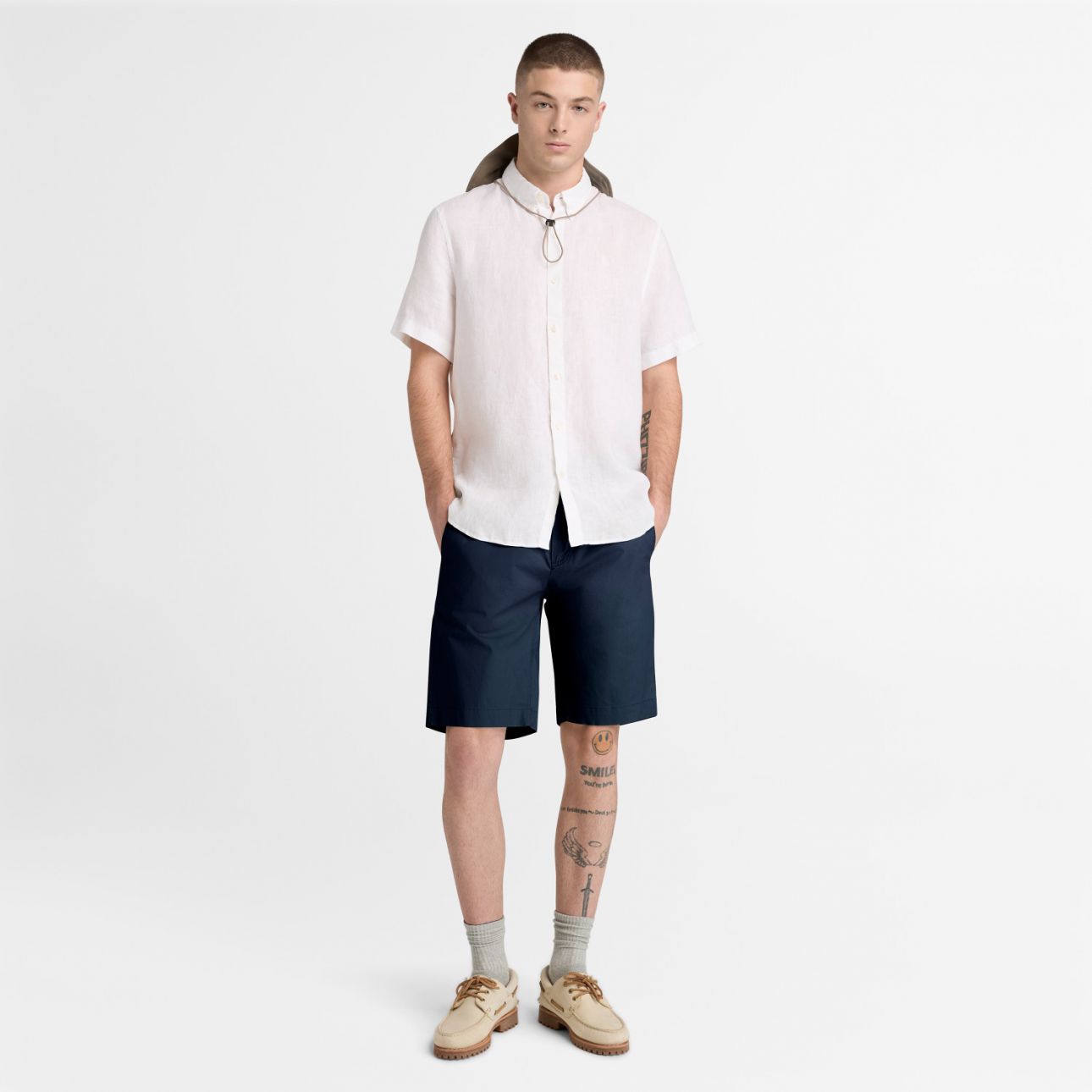מכנסי צ’ינו Claremont Poplin לגברים