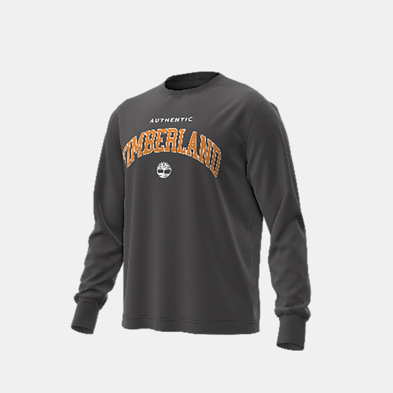 טי שירט שרוול ארוך Timberland עם הדפס בחזה לגברים