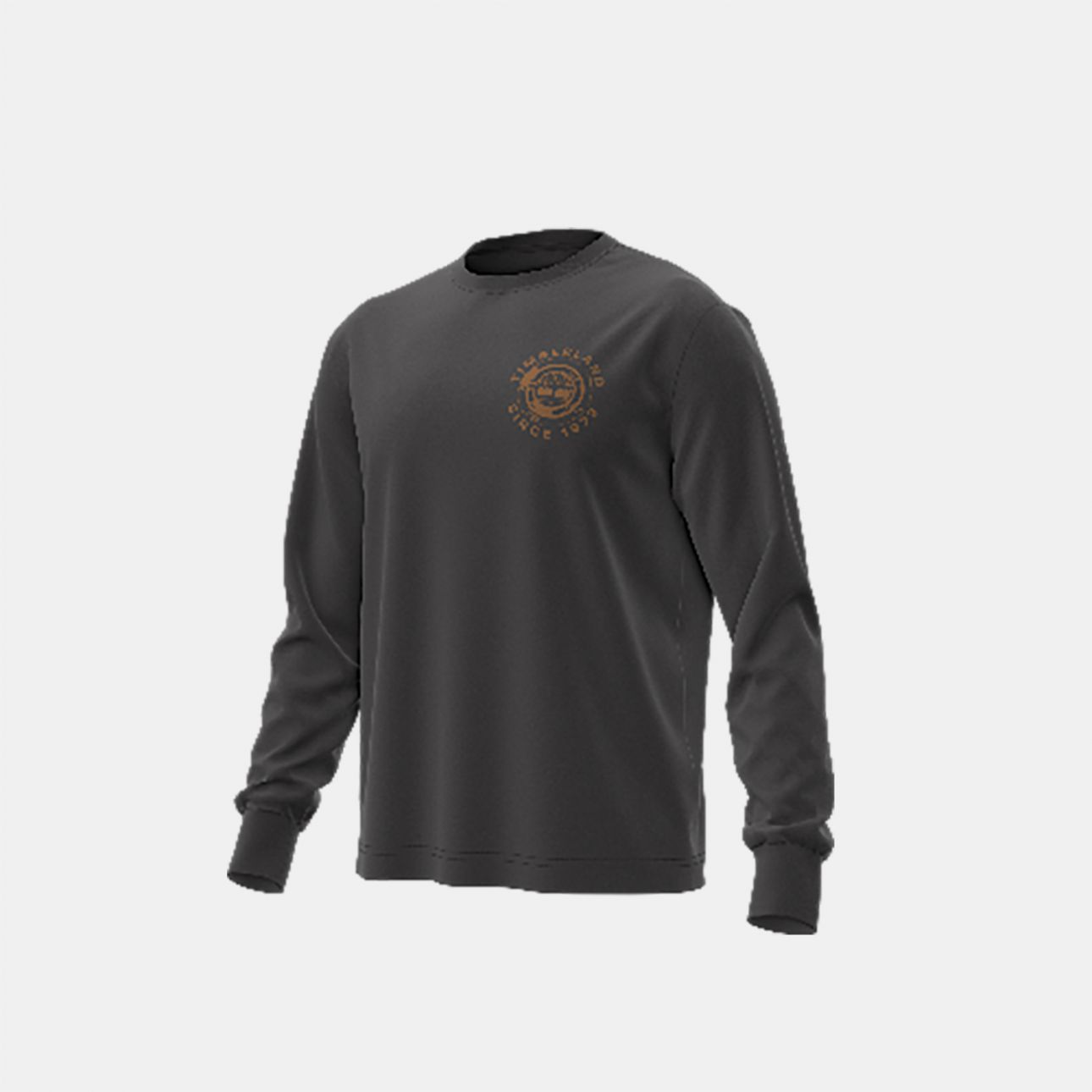 טי שירט שרוול ארוך Timberland עם הדפס אחורי לגברים