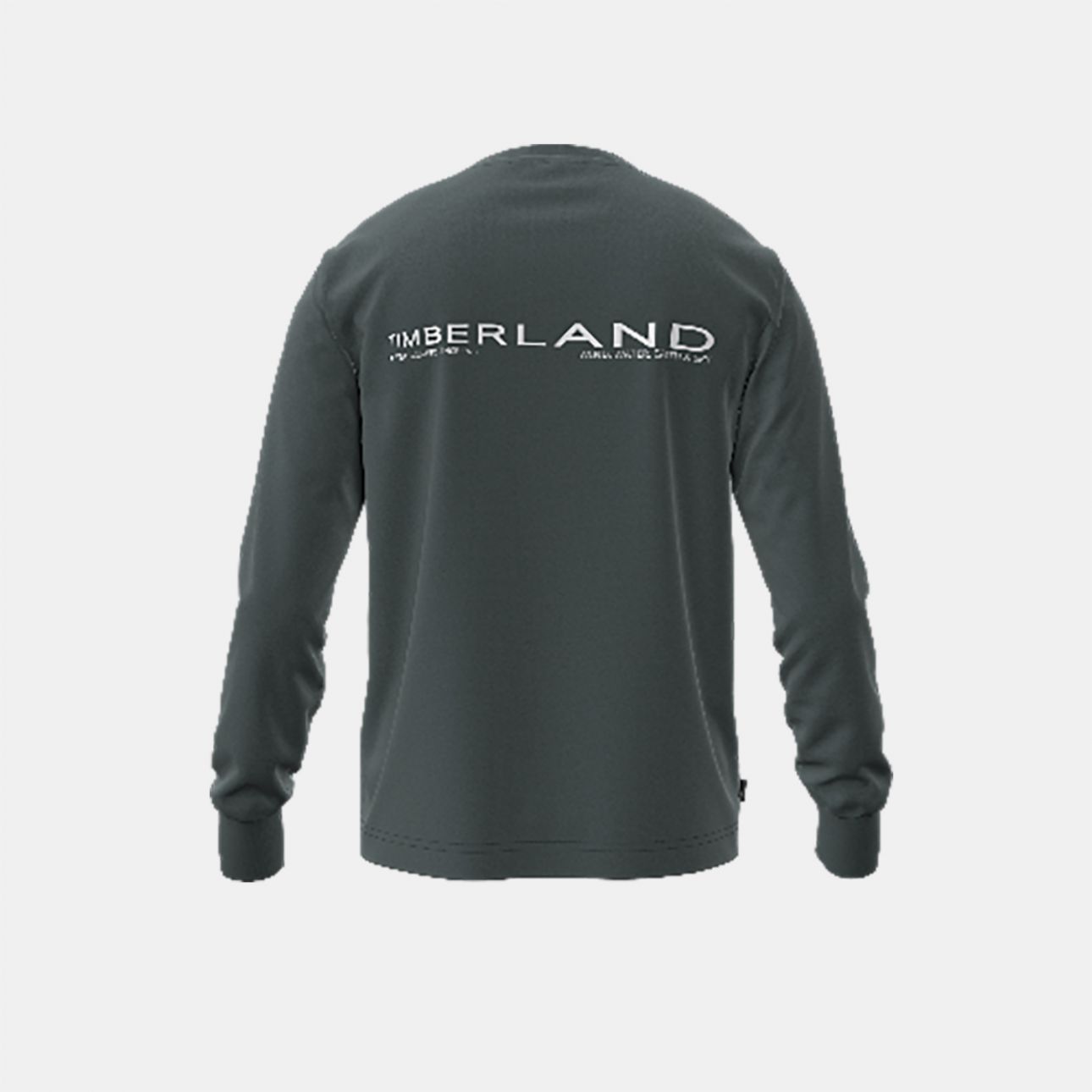 טי שירט שרוול ארוך Timberland עם הדפס אחורי לגברים