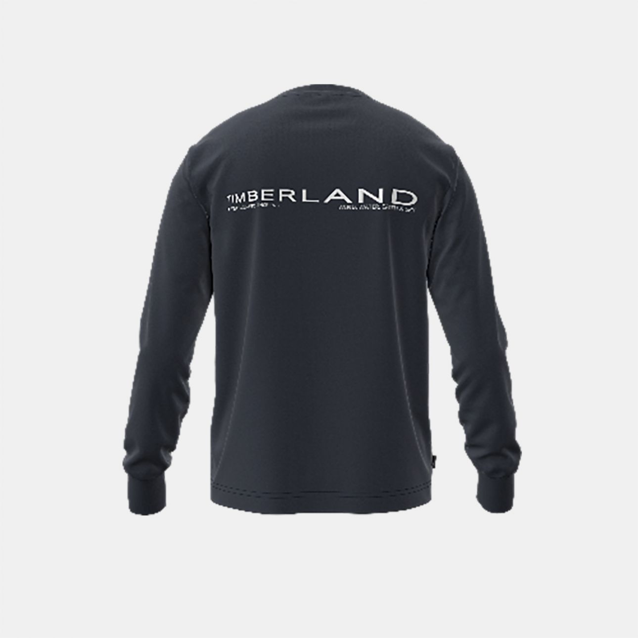 טי שירט שרוול ארוך Timberland עם הדפס אחורי לגברים